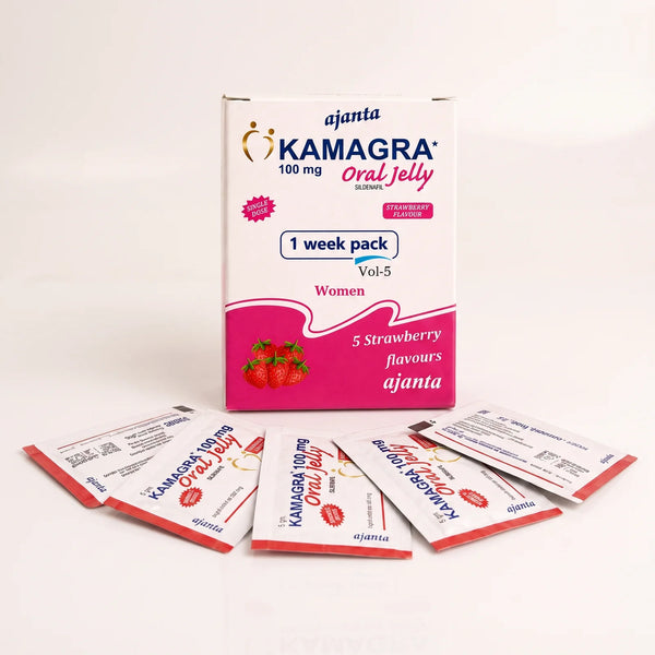 Kamagra truskawkowy żel doustny 5x100mg